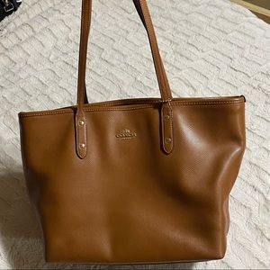 COACH CAMEL TOTE